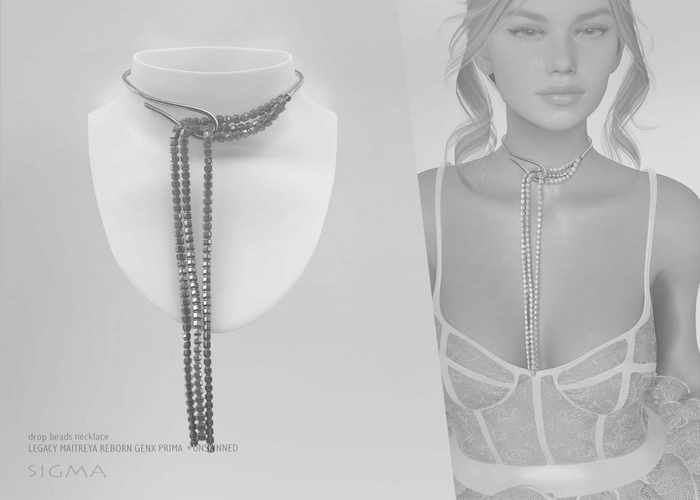 SIGMA Drop beads necklace DEMO