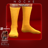 Noche. Plush Miles Socks Mustard