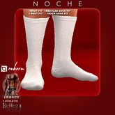 Noche. Plush Miles Socks White