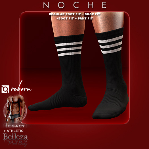 Noche. Miles Socks Black