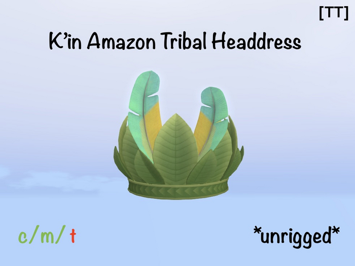 [TT] K'in Amazon Tribal Headdress