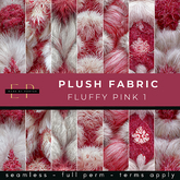 Made by Porter - Plush Fabric Fluffy Pink 1