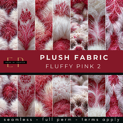 Made by Porter - Plush Fabric Fluffy Pink 2