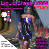 JK0002 DEMO - Liquid Sheat Dress