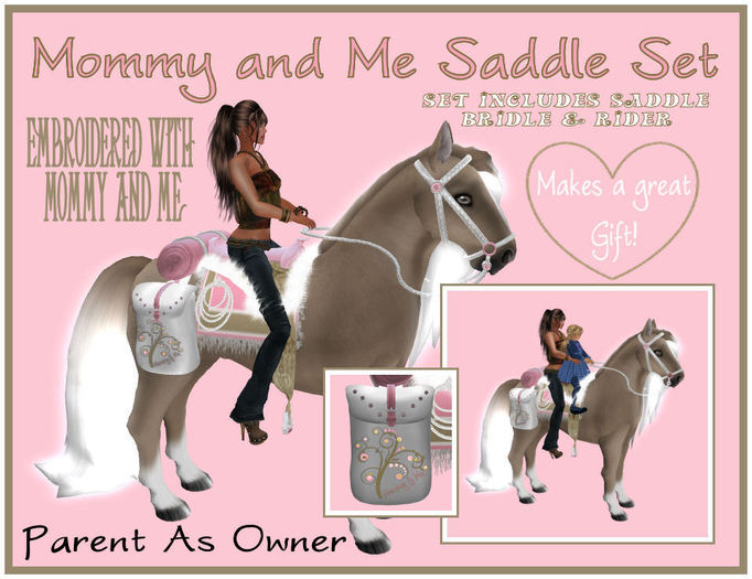 Mommy and Me Saddle Set (For Parent)