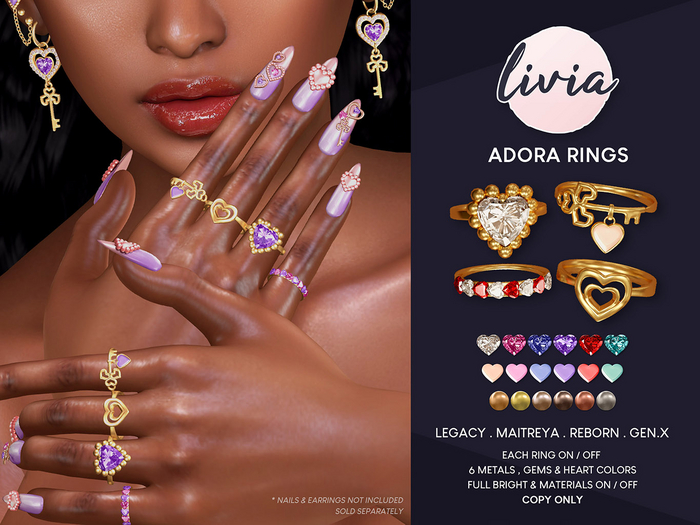 LIVIA Adora Rings
