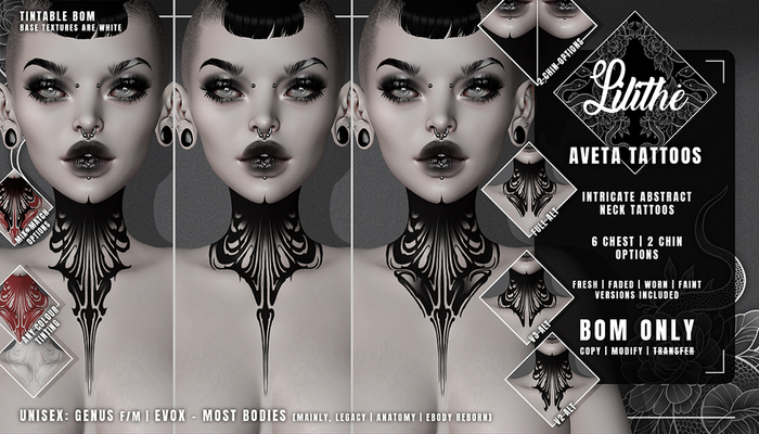 Lilithe'// Aveta Tattoos