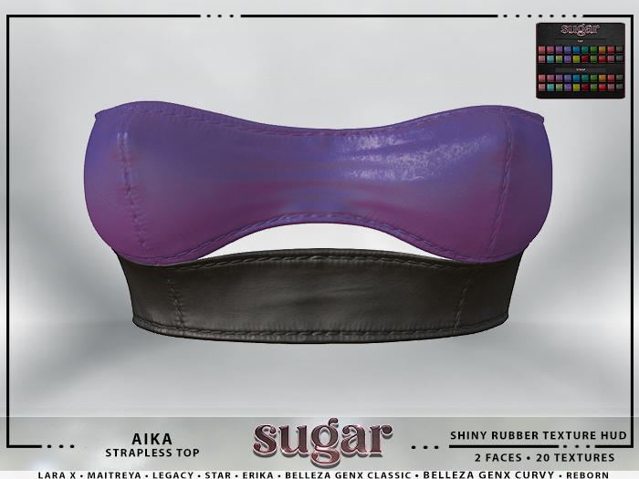 [Shugā] Aika sutorappuresutoppu [SHINY RUBBER fatto PACK] TEXTURE HUD]
