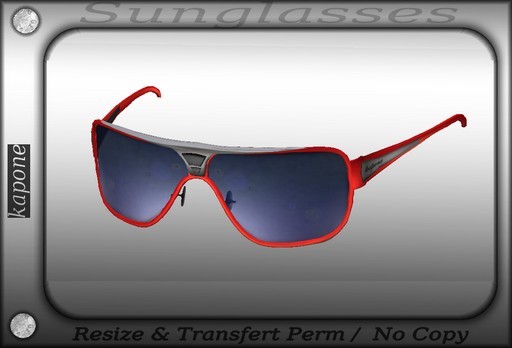 Kapone - Sunglasses - red