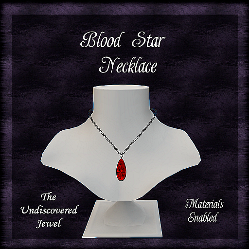 ~J~ Blood Star Necklace