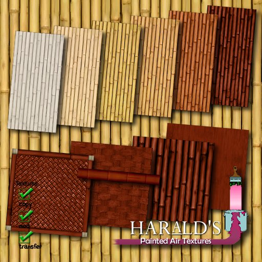 (PAT Wood Textures - Bamboo Tiki)