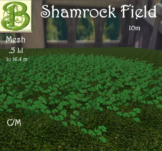 St Patrick's Day Shamrock Field, Ultra-Lite .5LI 10M 1LI 
