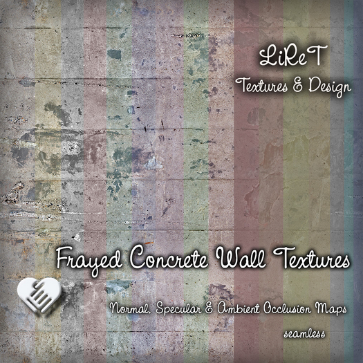 :: LiReT :: Frayed Concrete Wall Textures