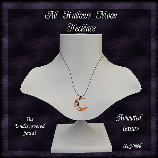 ~J~ All Hallows Moon Necklace