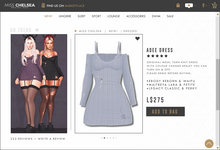 .miss chelsea. Adee Dress Sky