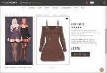.miss chelsea. Adee Dress Rust