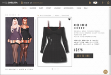 .miss chelsea. Adee Dress Black
