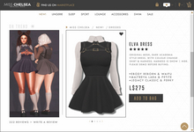 .miss chelsea. Elva Dress Black