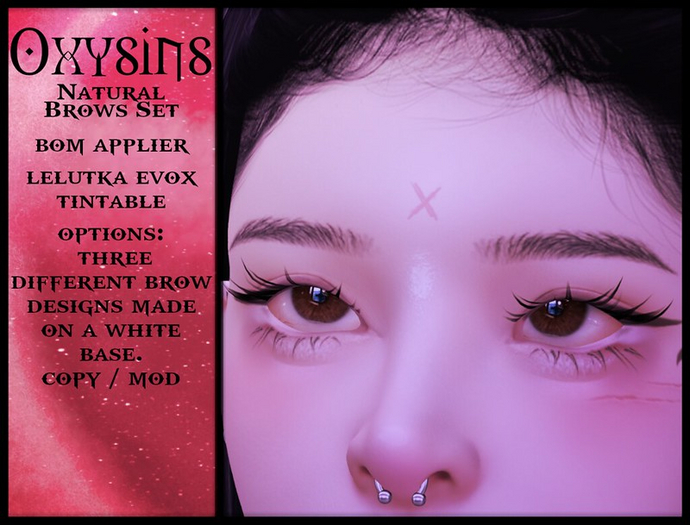 Oxysins - Natural Brows Set