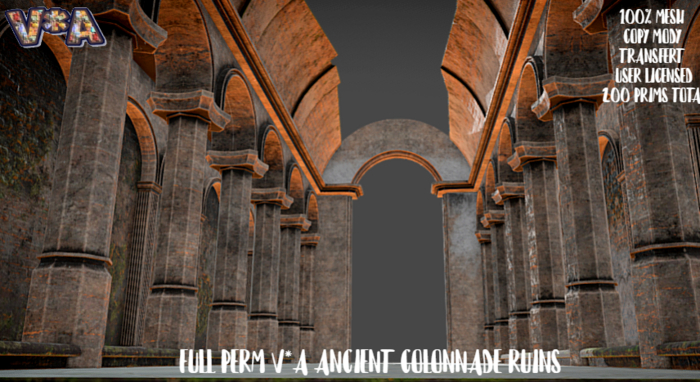 FULL PERM V*A ANCIENT COLONNADE RUINS