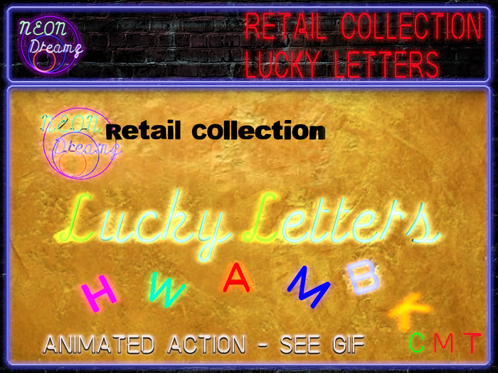 Neon Dreamz - Lucky Letters
