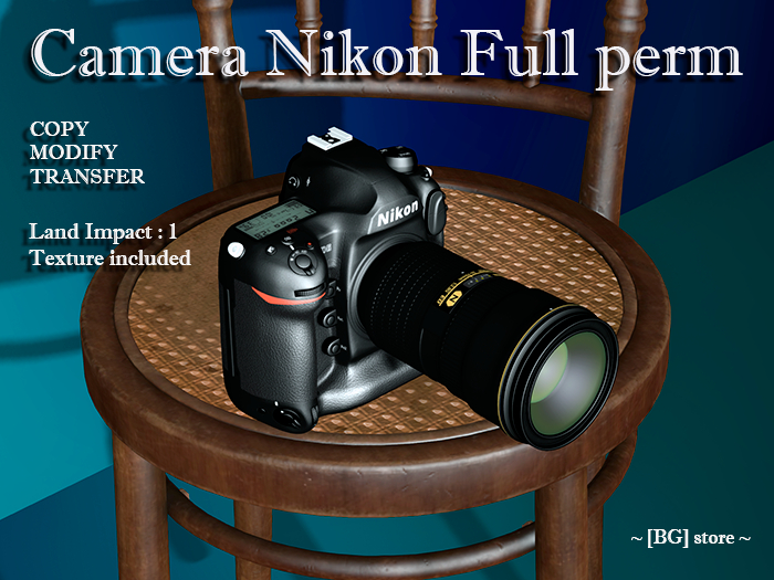 BG] Camera Nikon - Full perm 