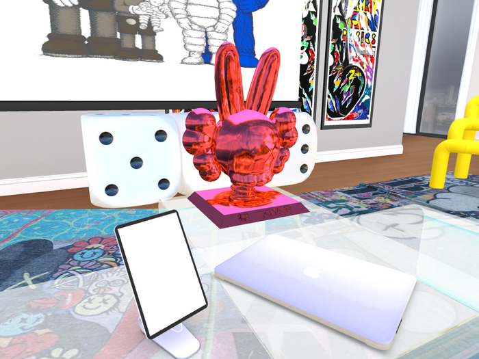 Hollyhood Bunny Hypebeast Sculpture