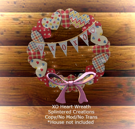 XO Heart Wreath