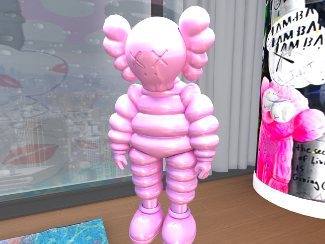 Hollyhood Chubby Hypebeast Statue - Pink