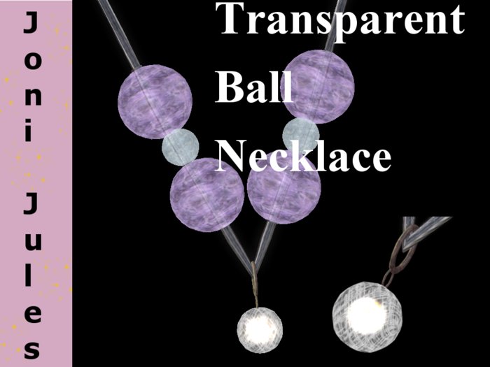 Transparent Ball Necklace