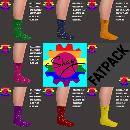  Polka Dot Socks (F) Fatpack