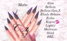 ~CF~Matte - GothPurple - KUPRA