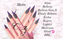 ~CF~Matte - GothPurple - SLINK