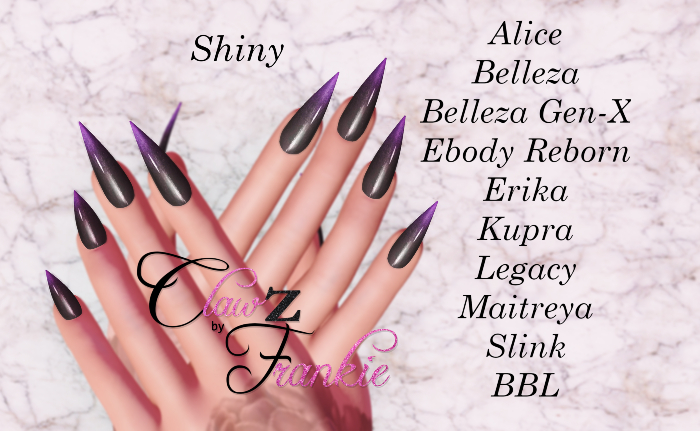 ~CF~Shiny - GothPurple - FATPACK