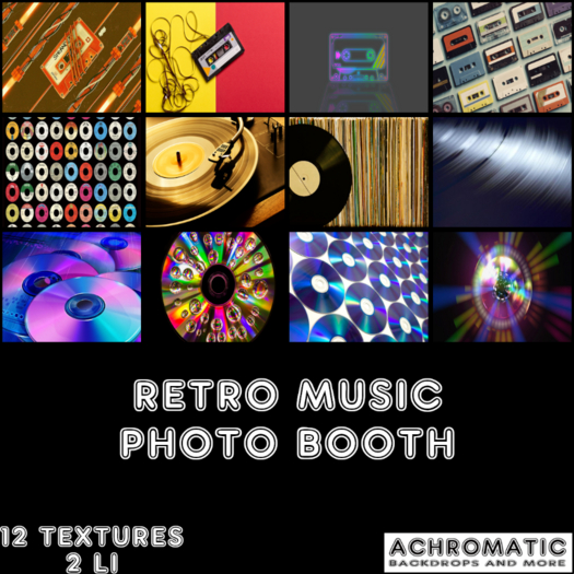 [A] Retro Music Photo Booth