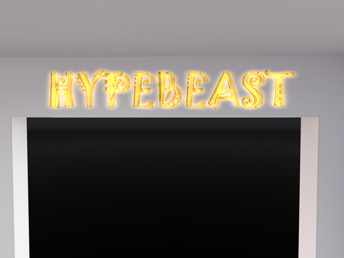 Hollyhood Hypebeast Wall Light