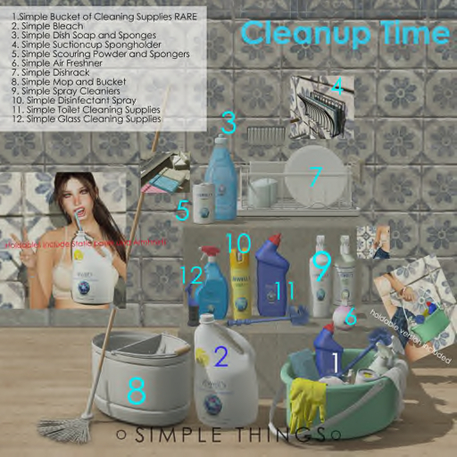 01. RARE - Cleanup Time - Suplies - Simple Things