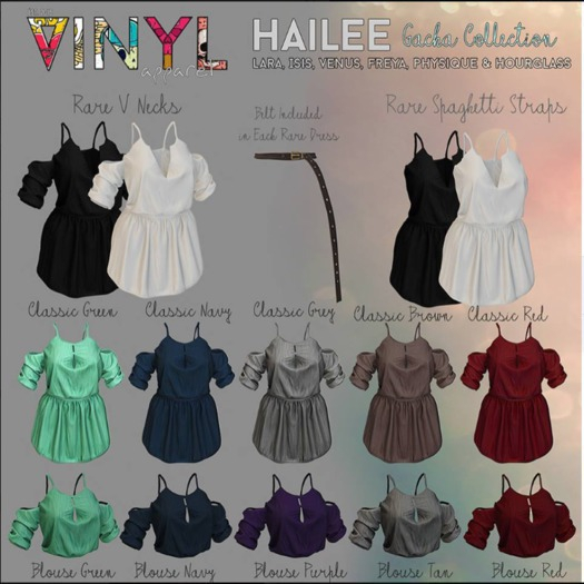 Vinyl - Hailee Gacha Pak Blouse MAITREYA GREY