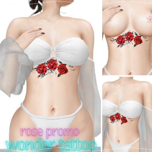 WONDER ROSE PROMO Tattoo