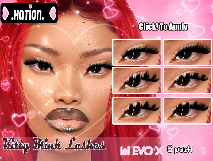 .HATION. Kitty Mink Lashes EVO x