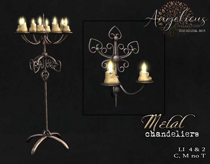 .AngelicUs. Metal  Chandeliers