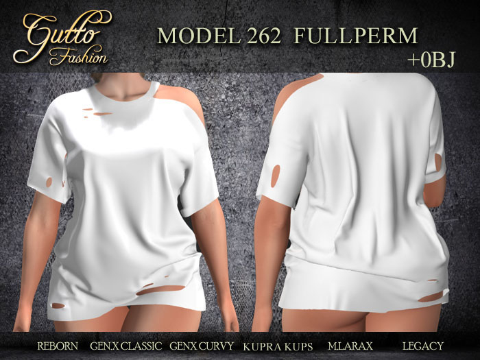!GUTTO!  MODEL 262 FULL PERM+OBJ