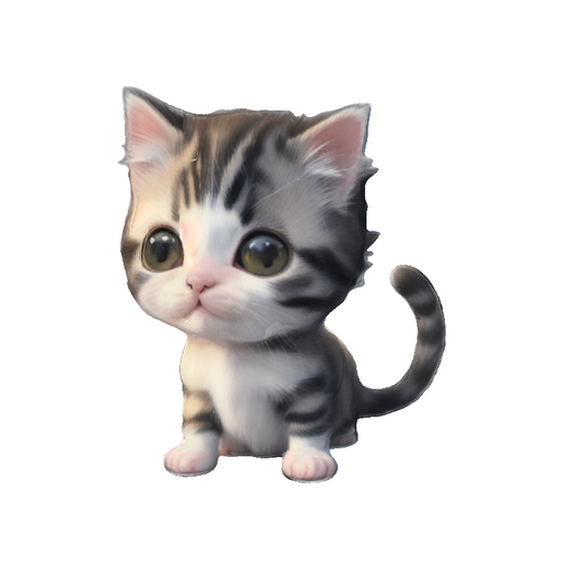 little cat gray