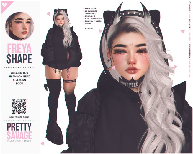 Pretty$avage - Freya Shape