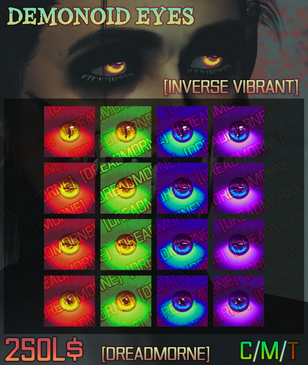 [Dreadmorne] // Demonoid Eyes - Inverse Vibrant