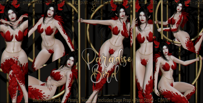 [piXit] Paradise Bird - Pose Pack