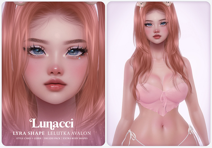 Lyra Shape (Lelutka Avalon) [STYLE CARD + TIPS]