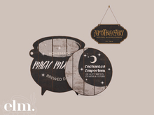 Elm. Bramble's Apothecary//Store Signs