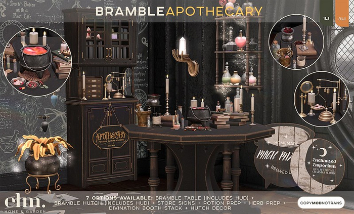 Elm. Bramble's Apothecary//FATPACK