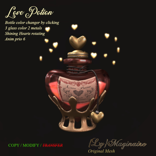 DEMO {Ly}Maginaire ~ Love potion bottle Package (ADD)
